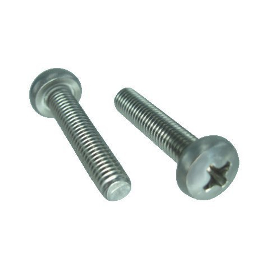 3 mm X 0.50-Pitch X 12 mm Stainless Steel Pan Head Phillips Metric Machine Screws (Pack of 12)
