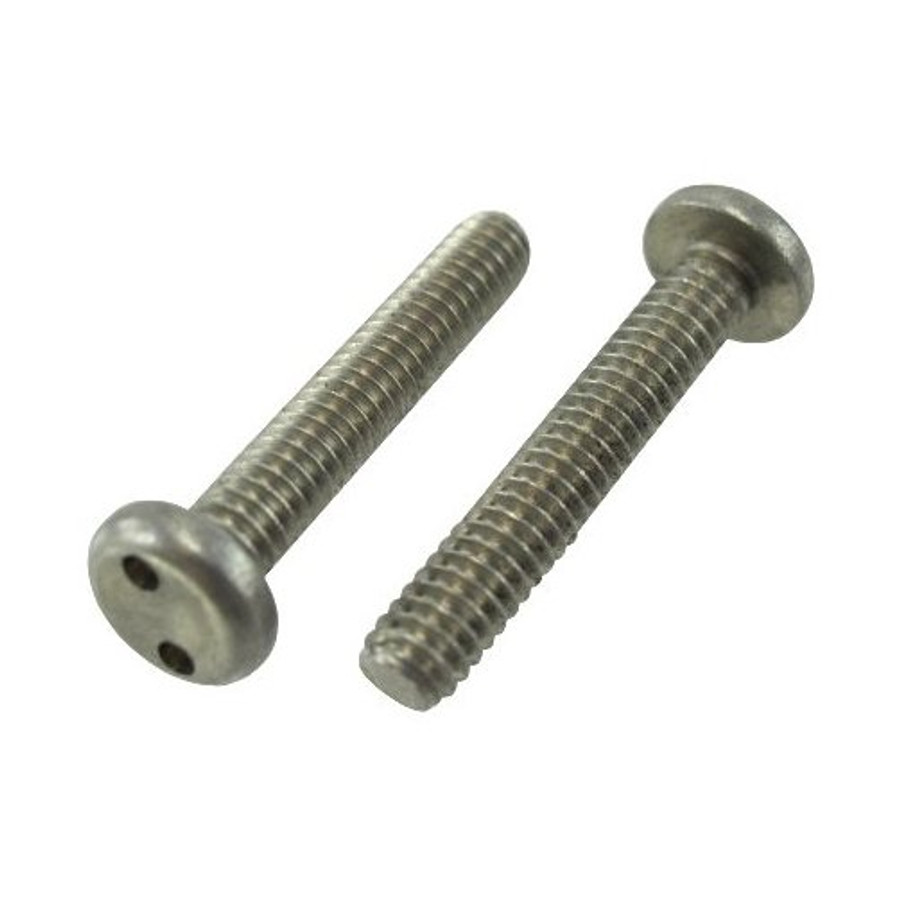 6/32 X 1-1/2" Stainless Steel Pan Head Spanner Machine Screws (Pack of 12)