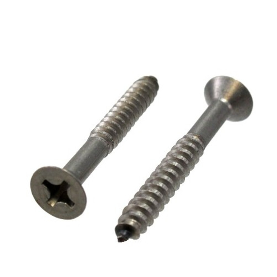 # 18 X 3-1/2" Stainless Steel Flat Head Phillips Boardwalk Wood Screw (Quantity of 1)