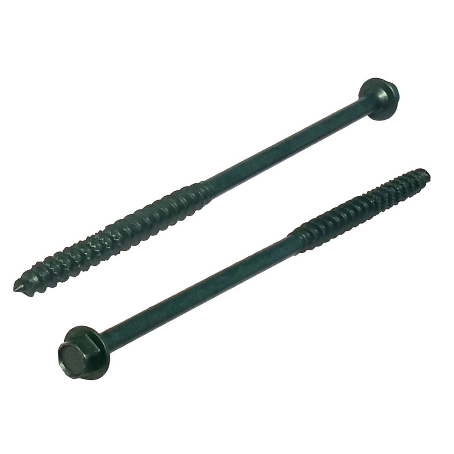 4" Hex Head Construction Lag & Timber Screws (Pack of 12)