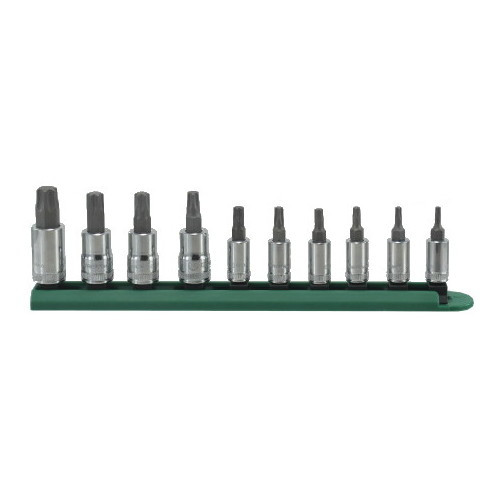 3/8" Drive - 10 Piece #10 - #55 Torx Sockets Only