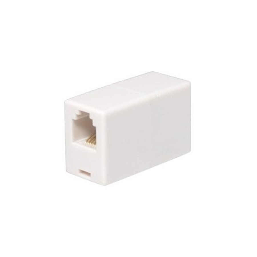 White Phone Inline Coupler