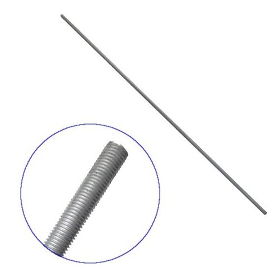 1"-8 X 6' Hot-Dipped Galvanized Threaded Rod