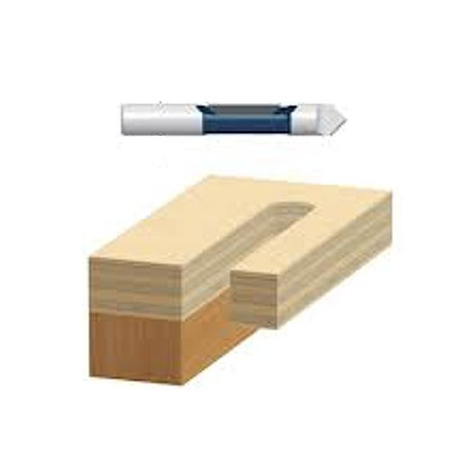 1/2" X 2" Carbide Tipped Single Flute Pilot Panel Bit (1/2" Shank)