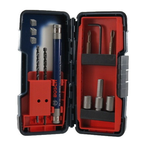 Concrete Screw Drill Kit (9 Piece Set)