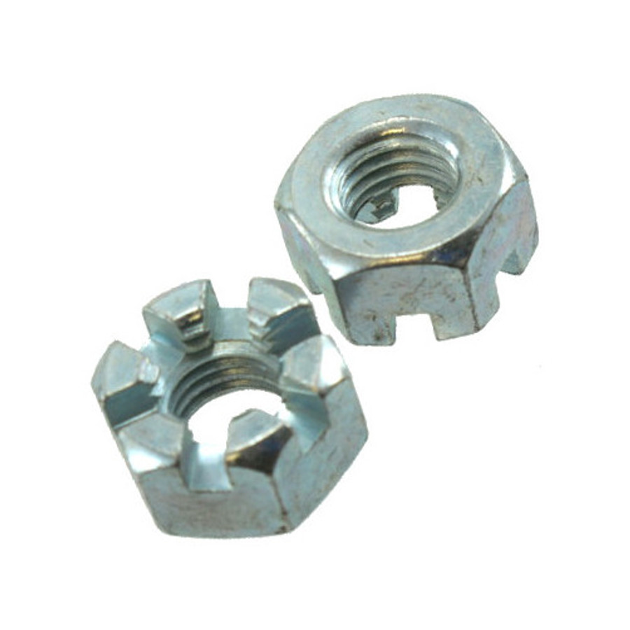9/16"-12 Castle Nuts (Pack of 12)