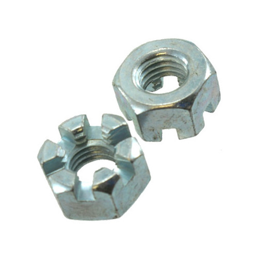 5/8"-11 Castle Nuts (Pack of 12)