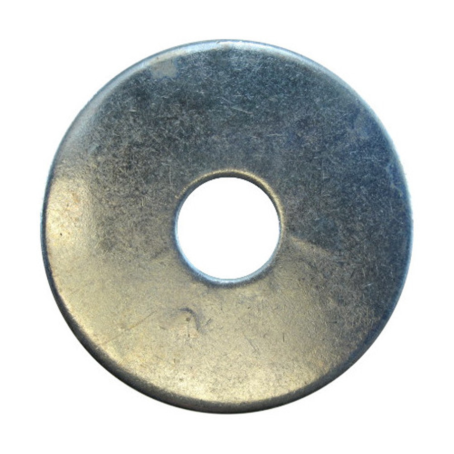 1/2" X 2" O.D.  Zinc Plated Fender Washers (Pack of 12)