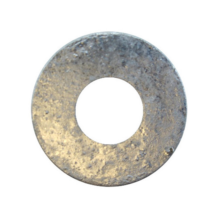 1/2" Hot-Dipped Galvanized Flat Washers (Pack of 12)