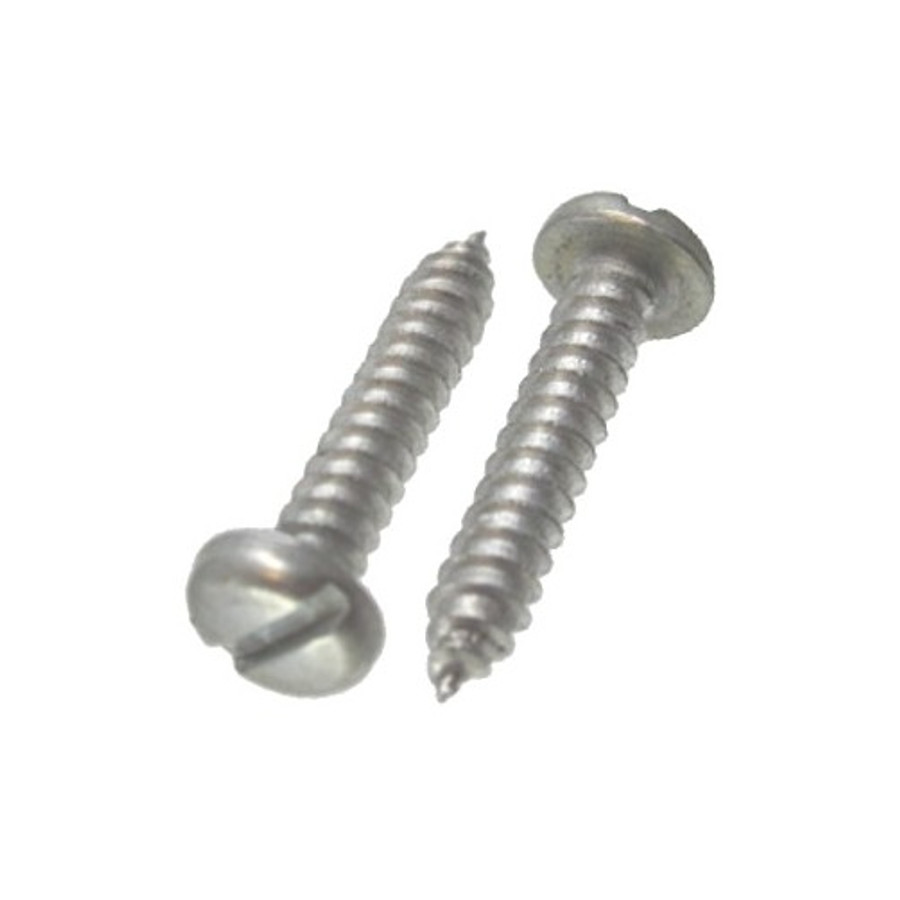 # 8 X 3/4" Aluminum Pan Head Slotted Sheet Metal Screws (Pack of 12)