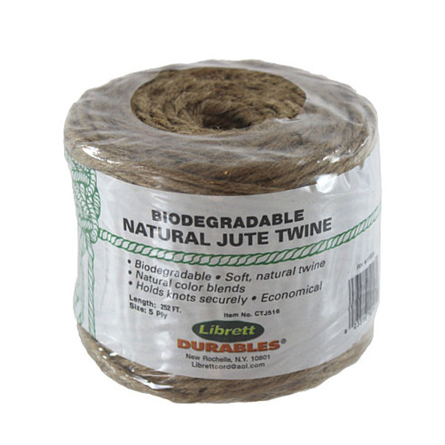 252' Biodegradable 5-Ply Natural Jute Twine