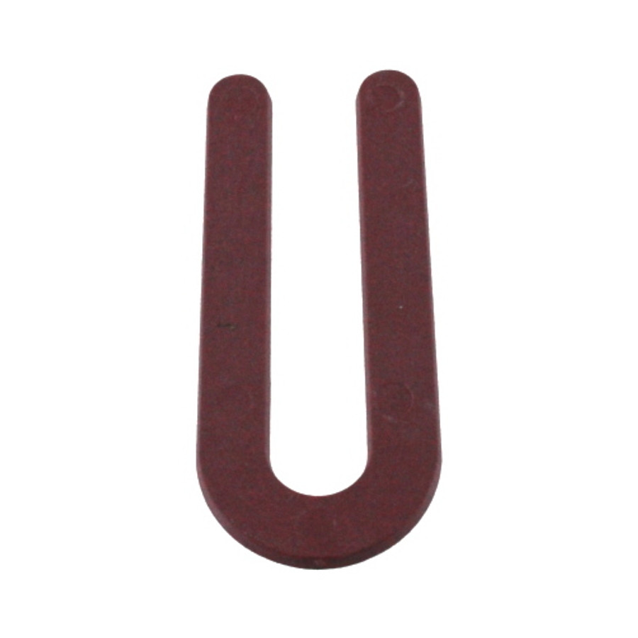 1-1/2" X 3-1/2" Plastic Horseshoe Shim - 1/8" Thick (Pack of 100)