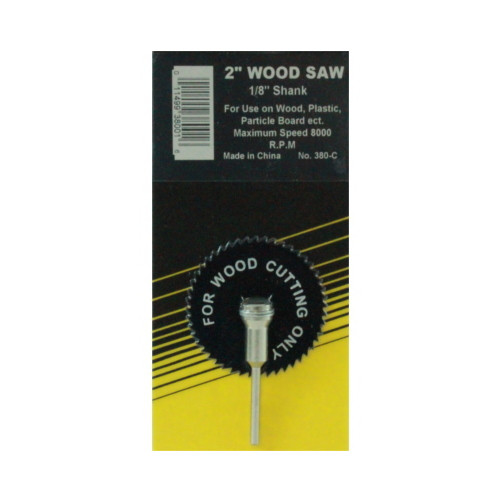 2" X 1/8" Shank Combo Wood Saw Blade (For Use With Drill)