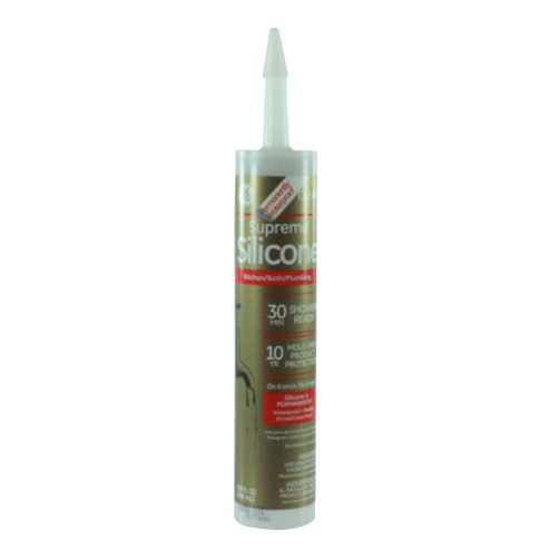 10.1 oz. Cartridge Clear Kitchen & Bath Silicone II Sealant