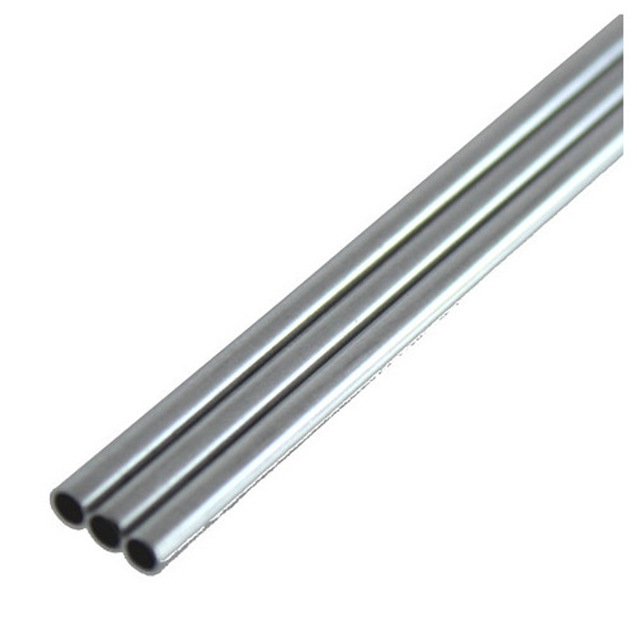 3/32" X 12" X .014 Aluminum Tubes (Pack of 3)