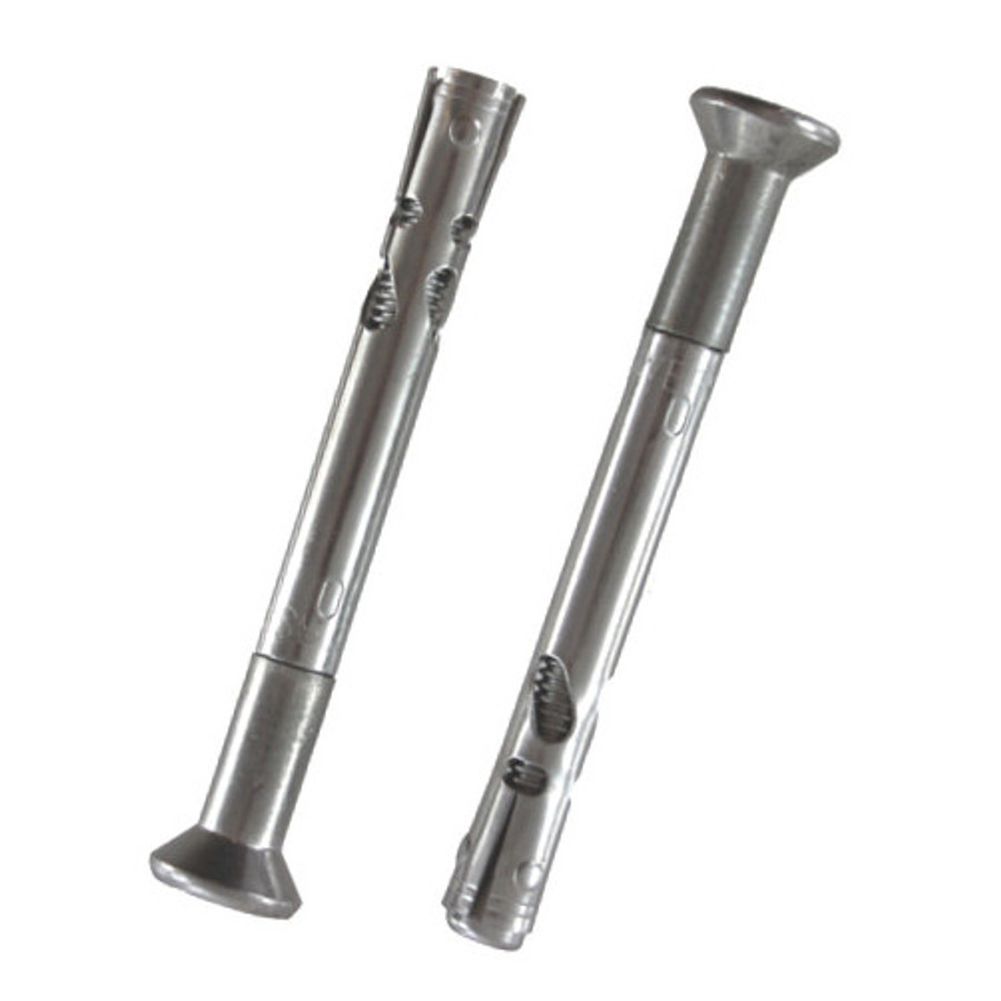 3/8" X 4" Stainless Steel Flat Head Phillips Sleeve Anchors (Box of 50)