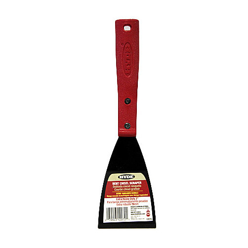 3" Extra Heavy Duty Bent Chisel Scraper - Can Use Threaded Pole Or Handle To Extend Reach