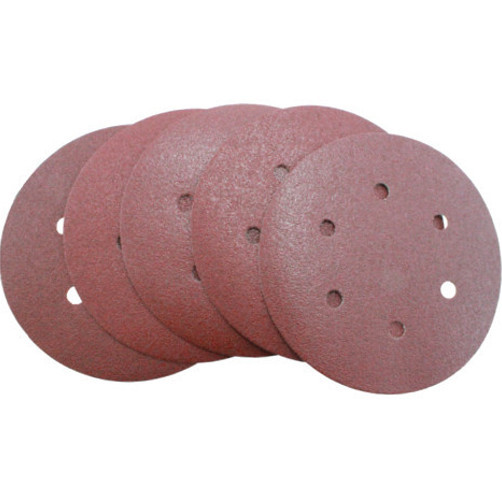 6" 60-Grit Orbital Disc Sandpaper (Pack of 5)