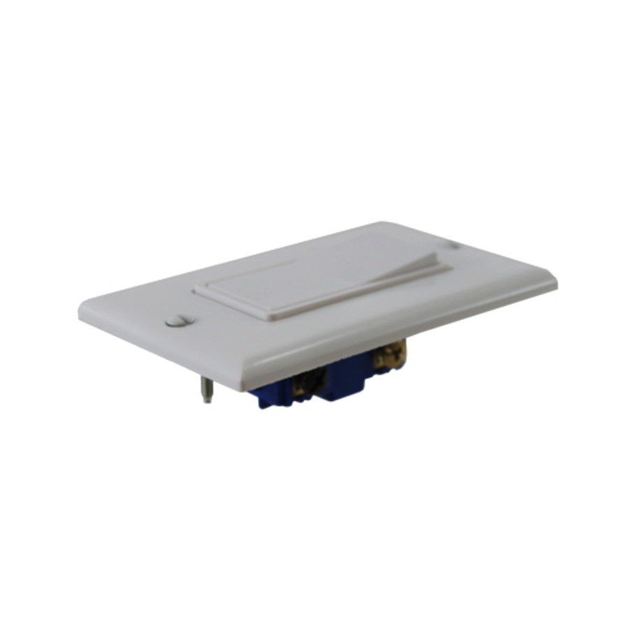 White Decora 3-Way Switch With Coverplate