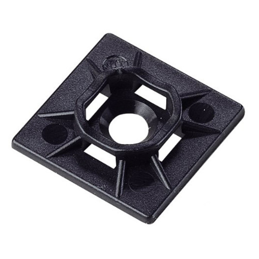 1" X 1" Universal Mounting Bases To Hang Wire And Cables (Pack of 5)