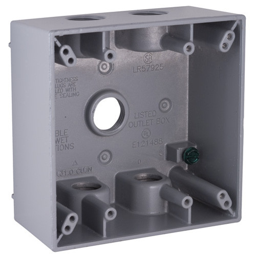 Outdoor 2-Gang Outlet Box