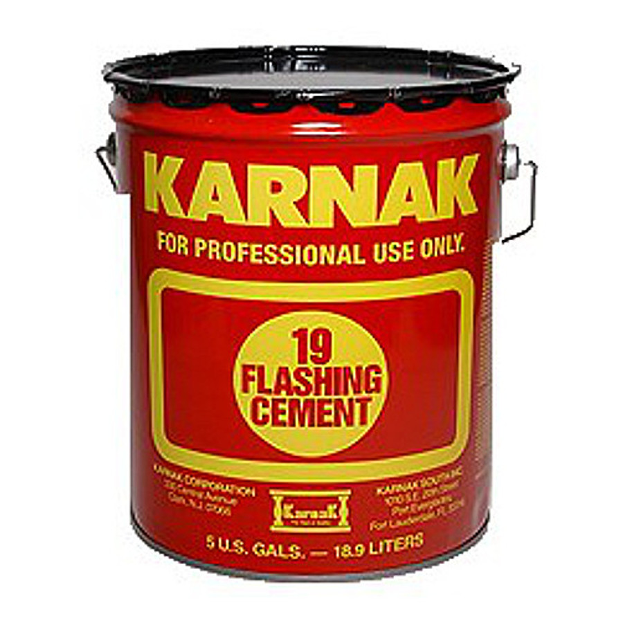 5 Gallon Karnak Roof Flashing Cement - (Available For Local Pick Up Only)