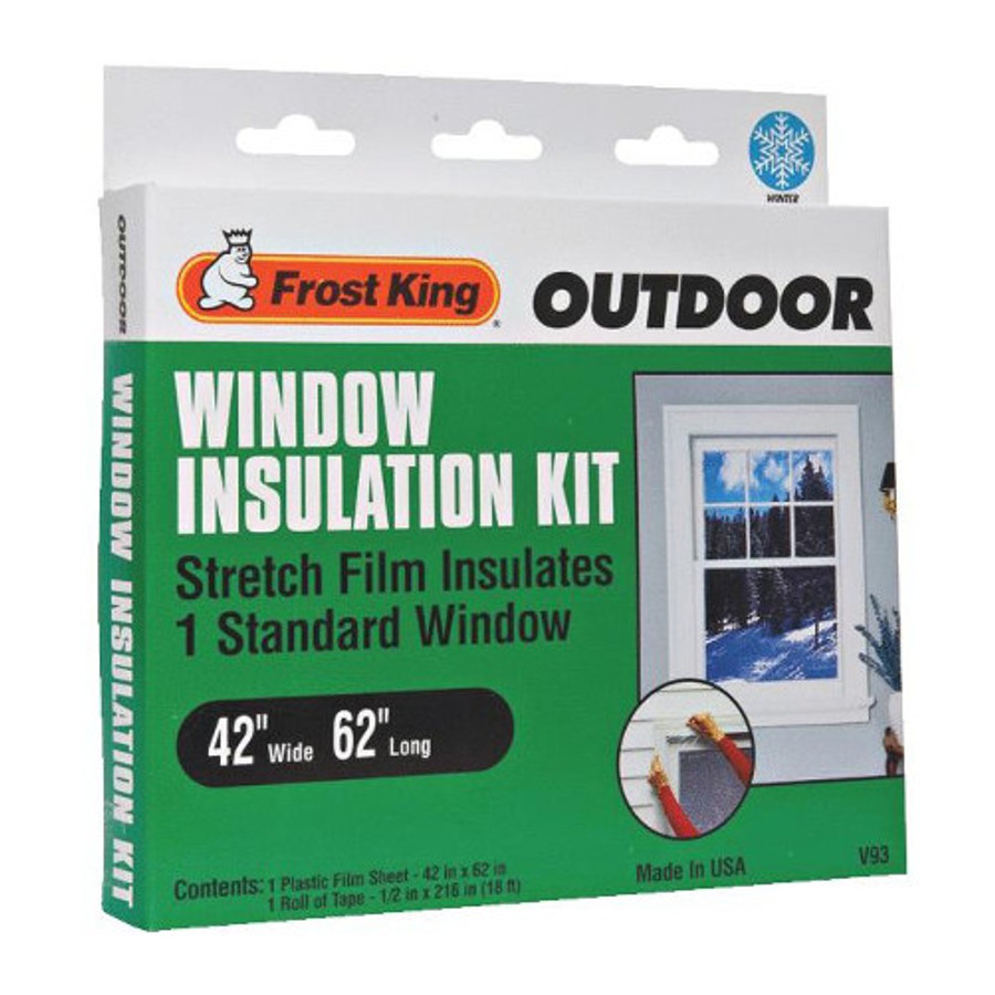42" X 62" Exterior Plastic Window Insulation Kit