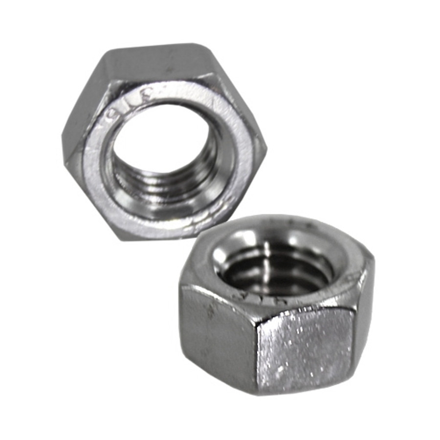 1/2"-13 Type 3-16 Stainless Steel Hex Nuts (Pack of 12)