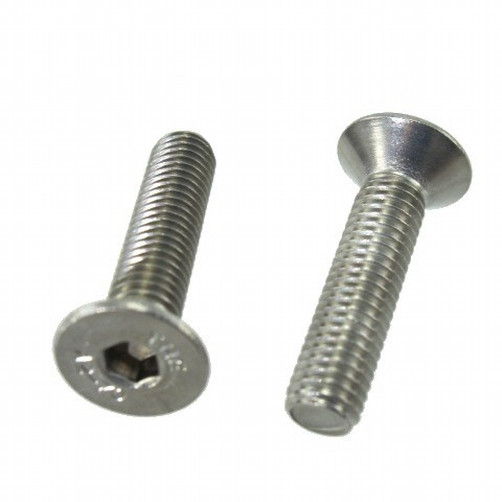 8 mm X 1.25-Pitch X 40 mm Stainless Steel Flat Head Metric Socket Cap Screws (Pack of 12)