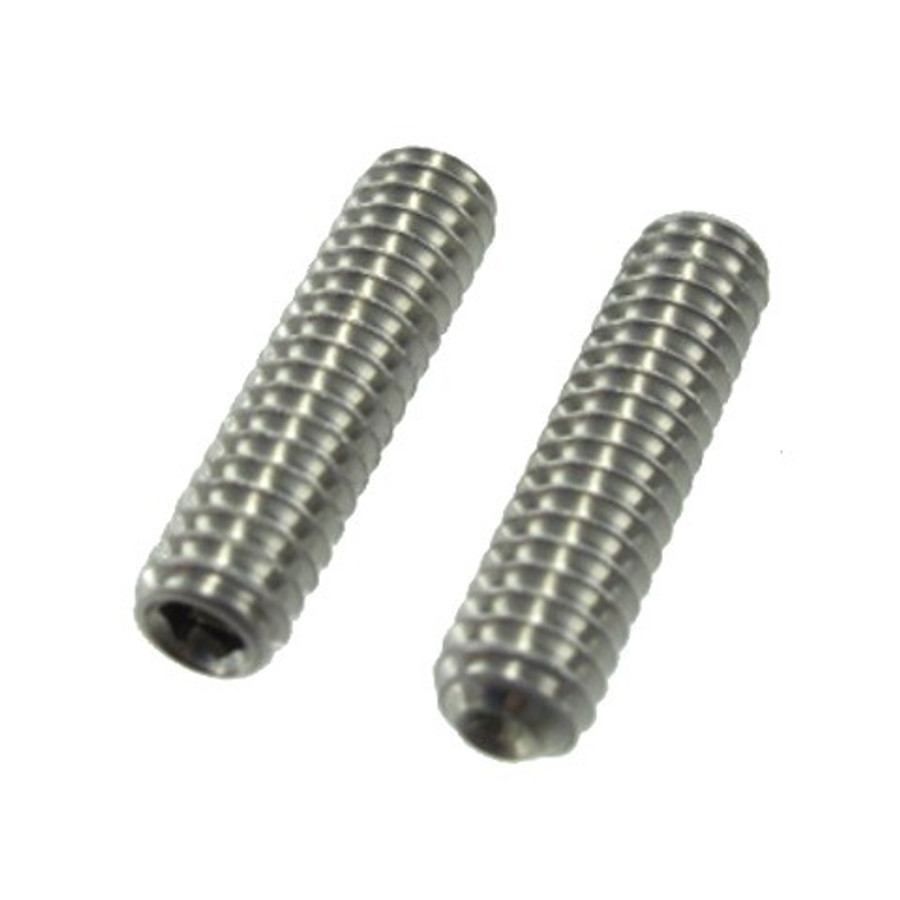 1/4"-28 X 1" Stainless Steel S.A.E. Cup-Point Socket Set Screws (Box of 100)