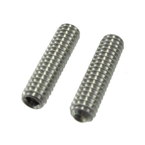 1/4"-28 X 1" Stainless Steel S.A.E. Cup-Point Socket Set Screws (Pack of 12)