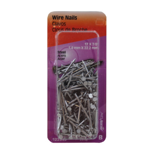 # 17 X 7/8" Wire Nails (2 oz. Pack)