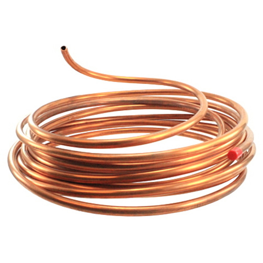3/16" Flexible Copper Tubing - 50' Length
