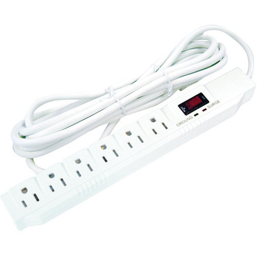 6-Outlet 1200J 15' Cord Surge Protector