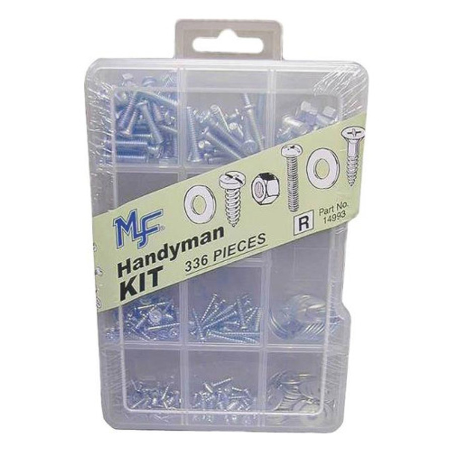 Assorted Handyman Fastener Kit (336 Pieces)