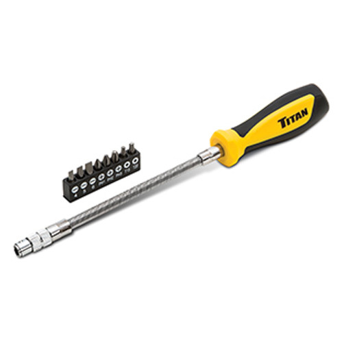 9 pc. 11" Flexible Driver & Bit Set