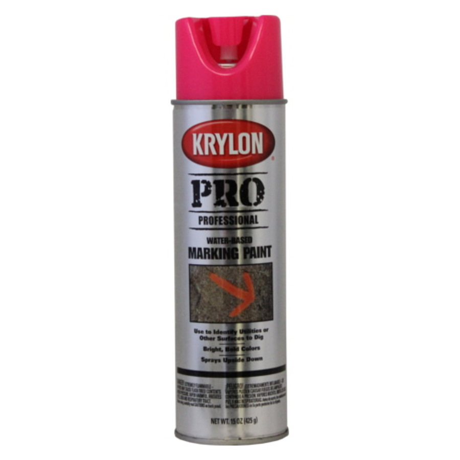 15 oz. Fluorescent Pink Inverted Marking Paint