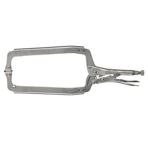 18" Locking C-Clamp With Pads, 18SP