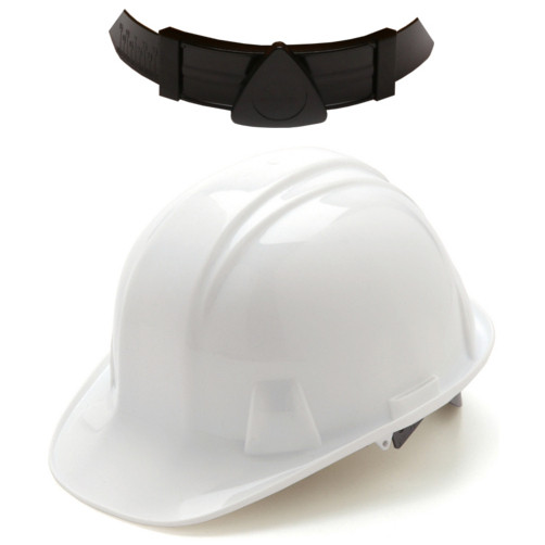 White Ratcheting Hard Hat