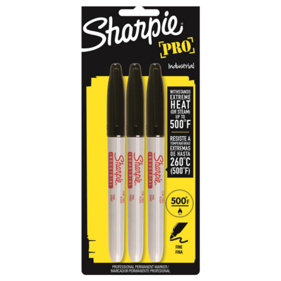 Black Fine Point Sharpie Pro Marker (Pack of 3)