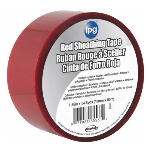 2" X 55 yd. Red Sheathing Tape
