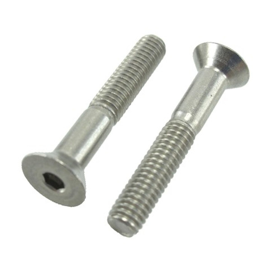 10/24 X 1" Stainless Steel Flat Head Socket Cap Screws (Box of 100)