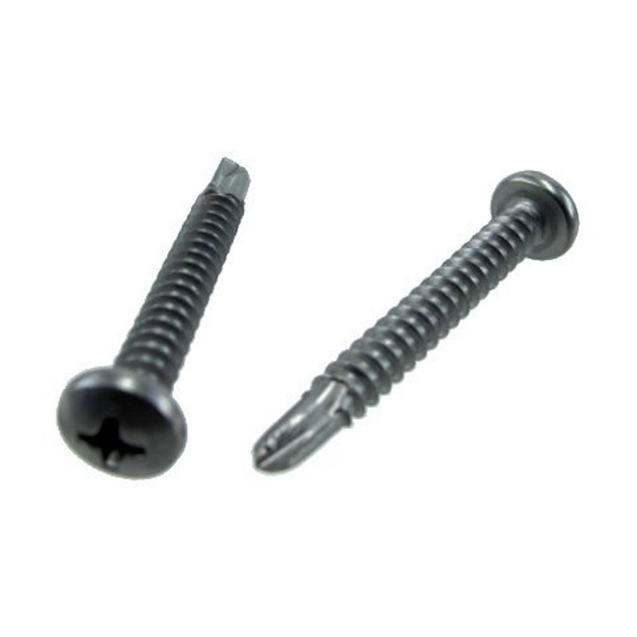 # 12 X 1" Stainless Steel Pan Head Phillips Drill & Tap Screws (Box of 100)