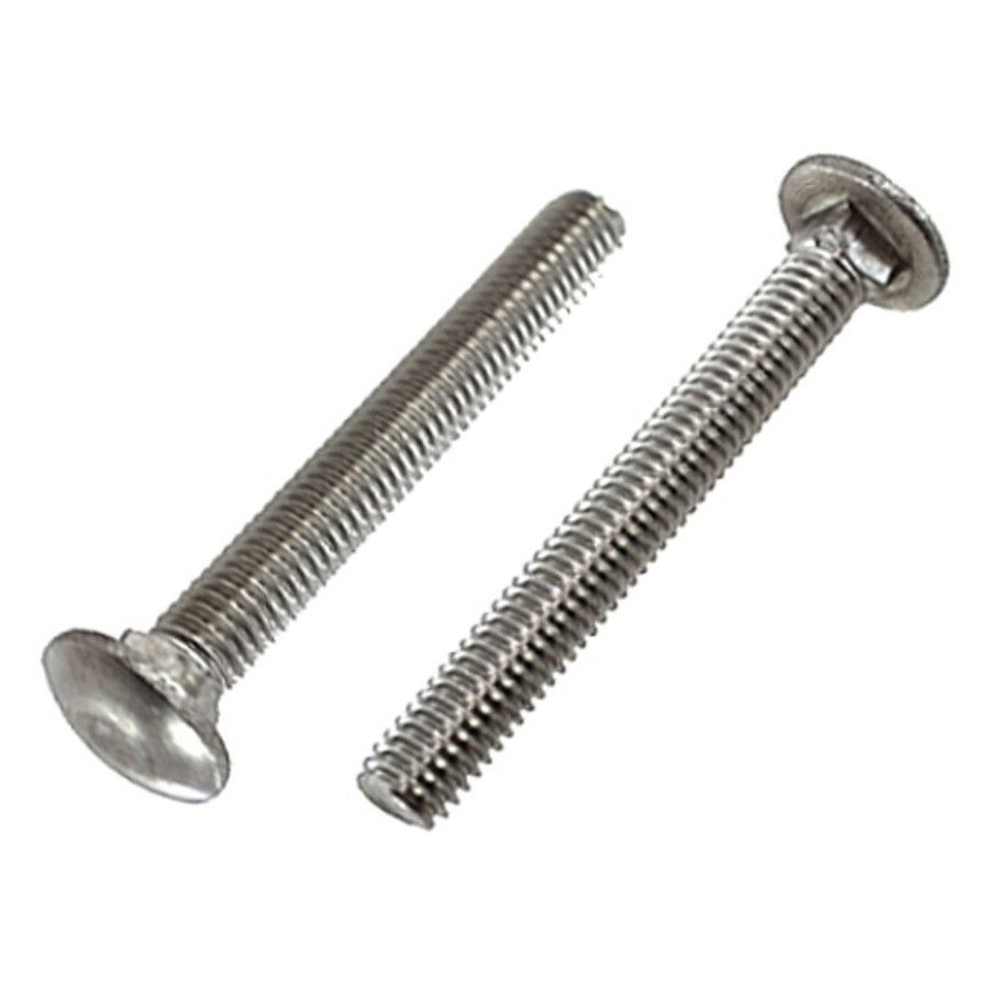 1/4"-20 X 1-1/2" Stainless Steel Square Neck Carriage Bolts (Pack of 12)