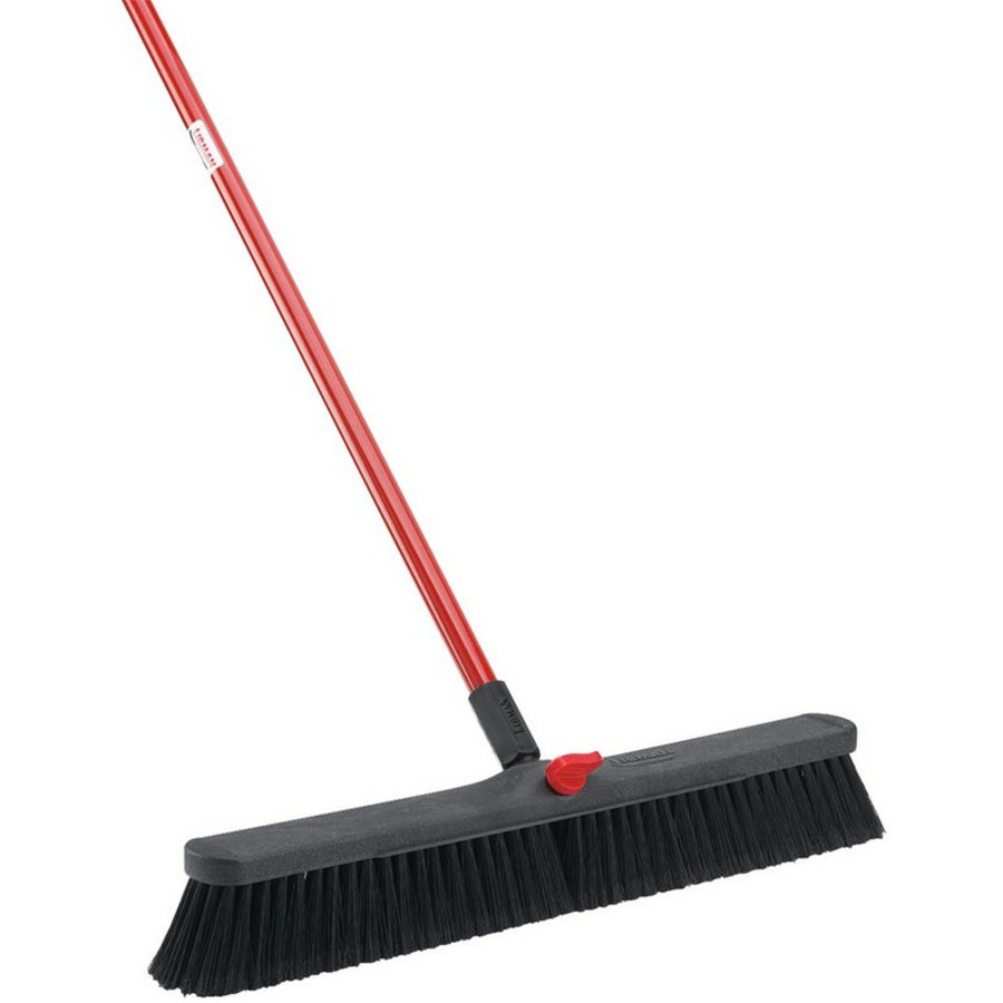 24" Smooth Surface Push Broom With Handle - (Available For Local Pick Up Only)