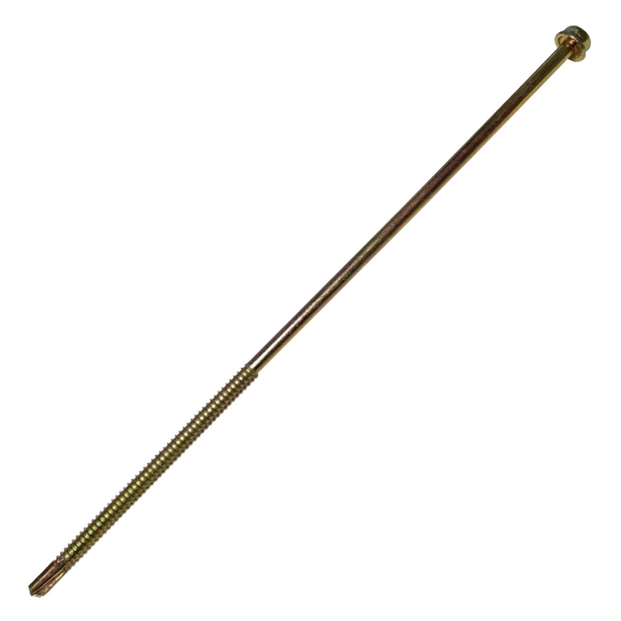 # 14 X 10" Zinc Plated Hex Head Drill & Tap Screws (Pack of 12)