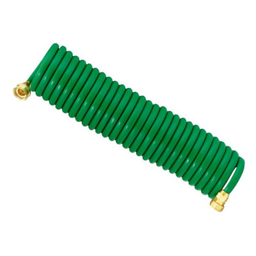 25' Coil Hose W/ Brass Ends