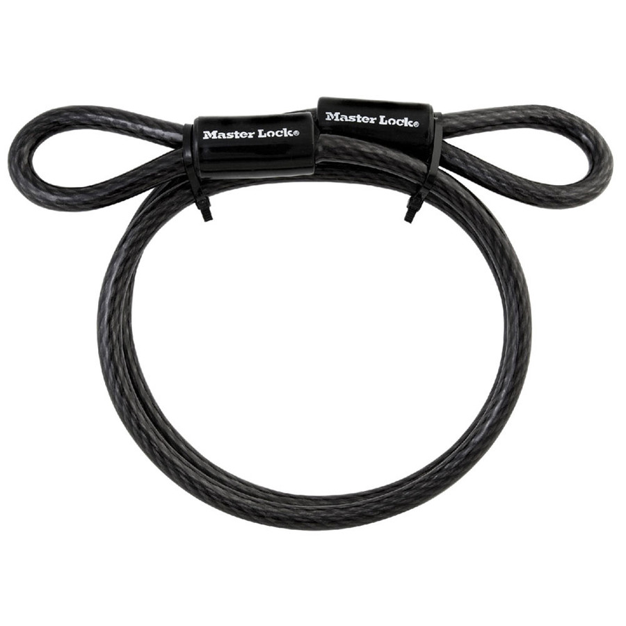 3/8" X 48" Braided Flexible Looped End Coated Cable