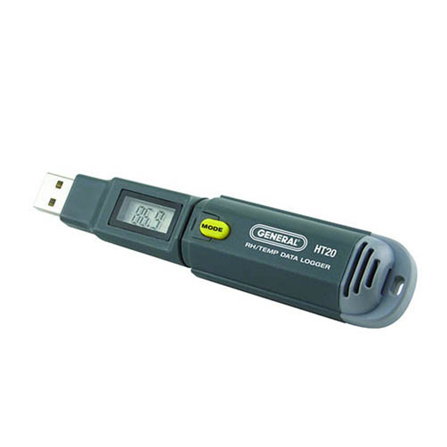 Temperature / Humidity / GPP USB Data Logger With LCD Screen