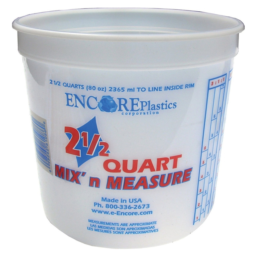 2-1/2 Quart Mix-N-Measure Container - (Available For Local Pick Up Only)